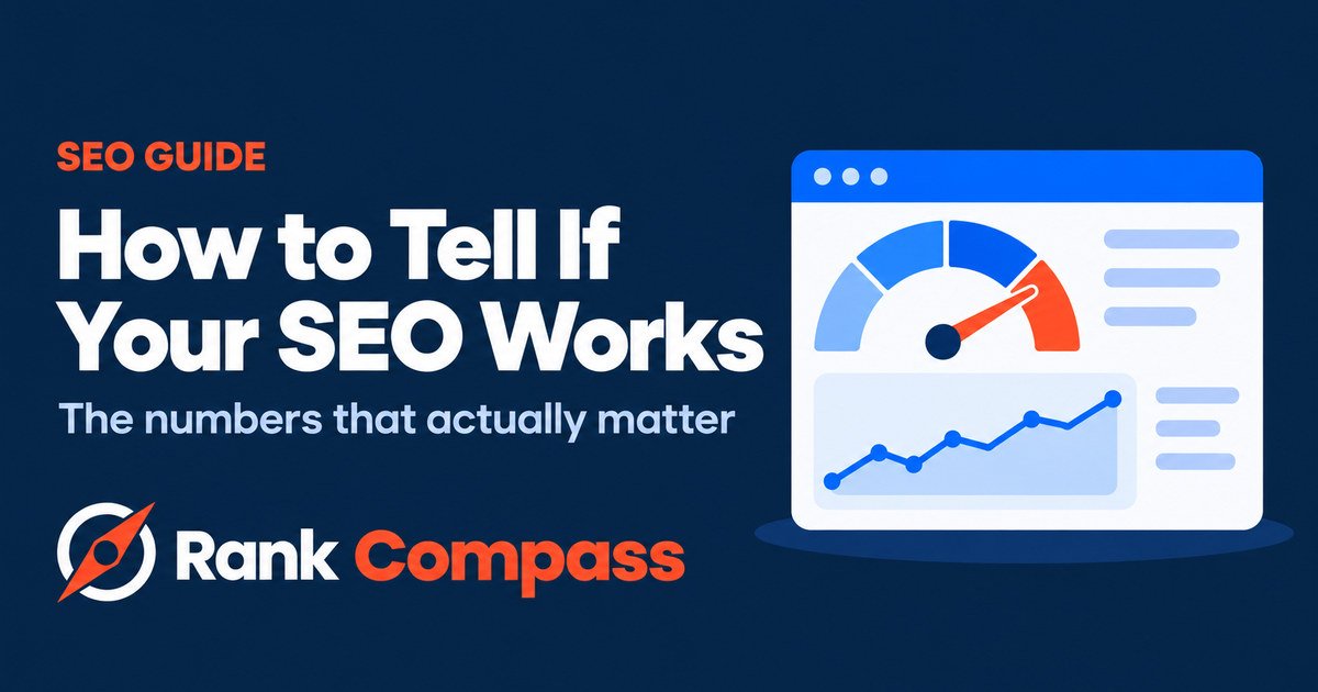 How to Tell If Your SEO Is Actually Working